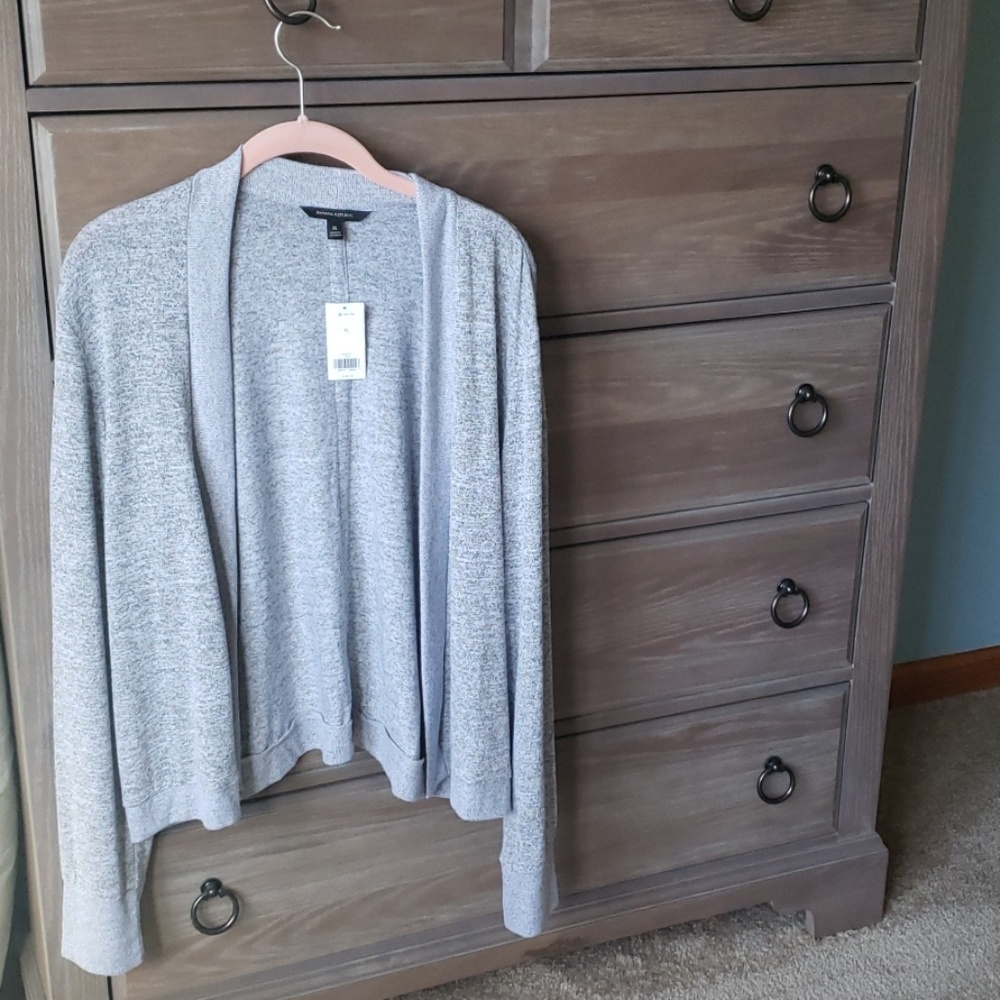 NWT Banana Republic Gray cardigan